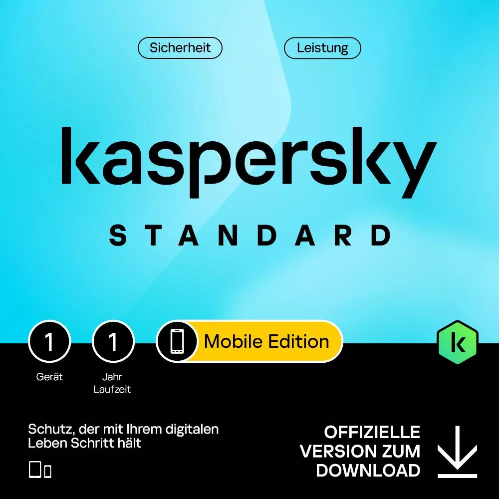 Kaspersky Mobile (1 Device - 1 Year) ESD, refurbished Computer
