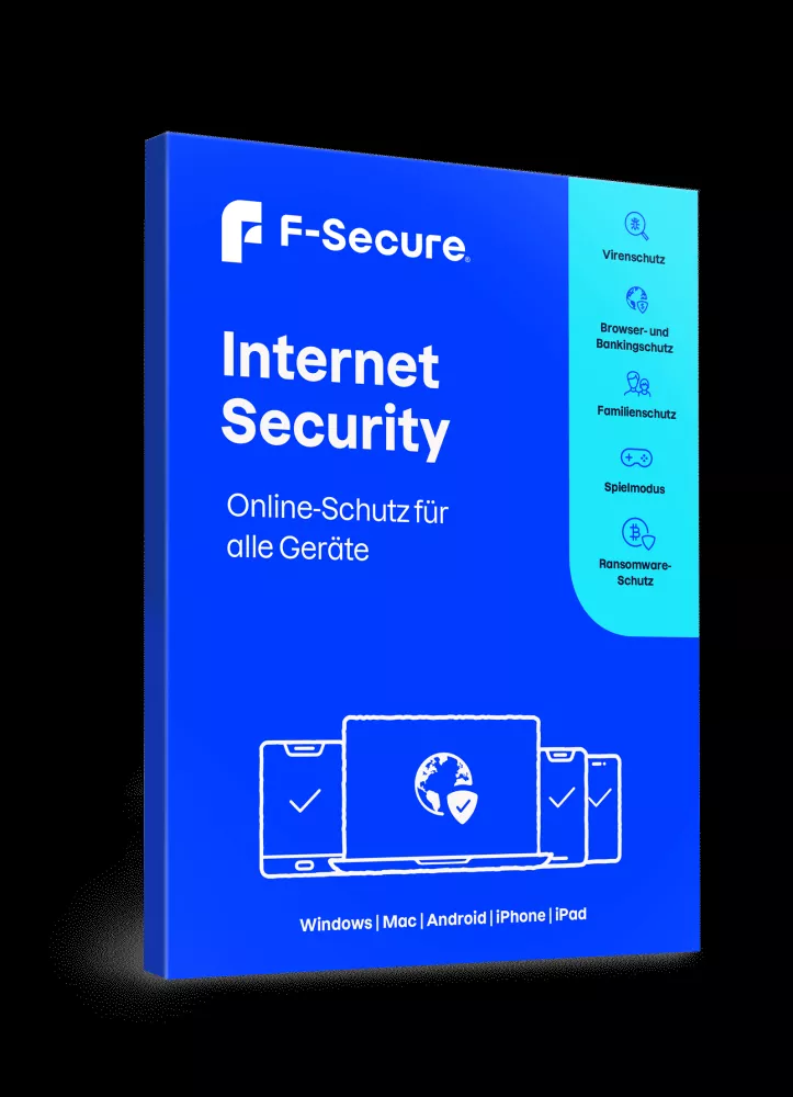 F-Secure Internet Security (7 Devices - 2 Years) ESD, refurbished Computer