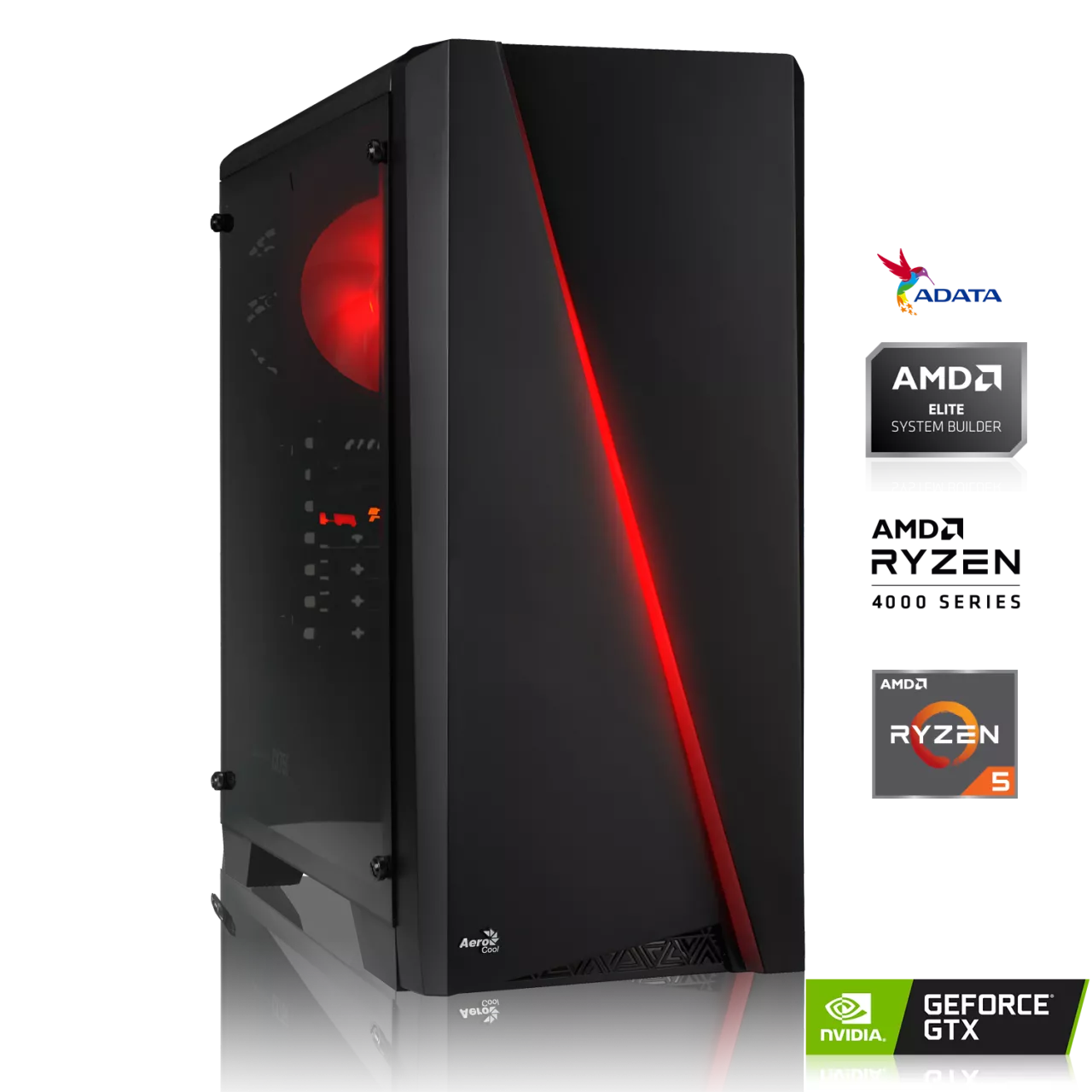 GAMING PC | AMD Ryzen 5 5500 6x3.60GHz | 16GB DDR4 | Intel Arc A380 6GB | 512GB M.2 SSD
